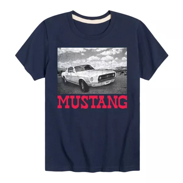 Футболка для мальчиков 8-20 лет с фотореалистичным принтом Ford Mustang Licensed Character, синий
Футболка для мальчиков 8-20 лет с фотореалистичным принтом Ford Mustang Licensed Character, синий