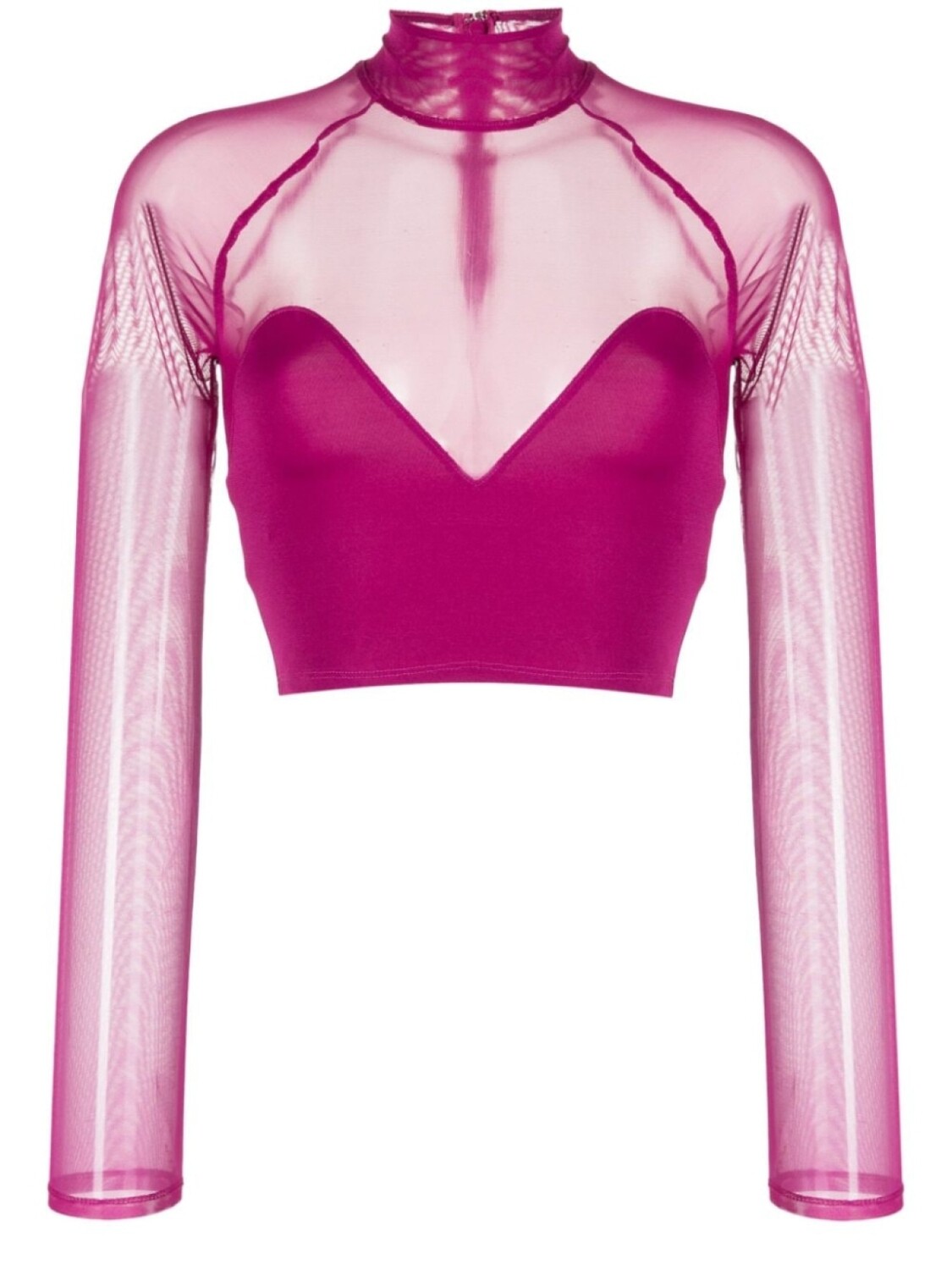 Fleur Du Mal укороченный топ с высоким воротником, фиолетовый
Fleur Du Mal укороченный топ с высоким воротником, фиолетовый