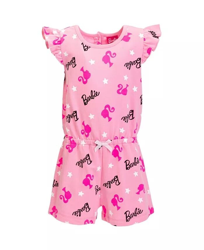 Комбинезон без рукавов из французской махровой ткани для девочек для больших детей Barbie, розовый
Комбинезон без рукавов из французской махровой ткани для девочек для больших детей Barbie, розовый