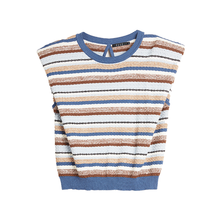 ELLE Футболка с втачным рукавом для женщин в полоску
ELLE Футболка с втачным рукавом для женщин в полоску