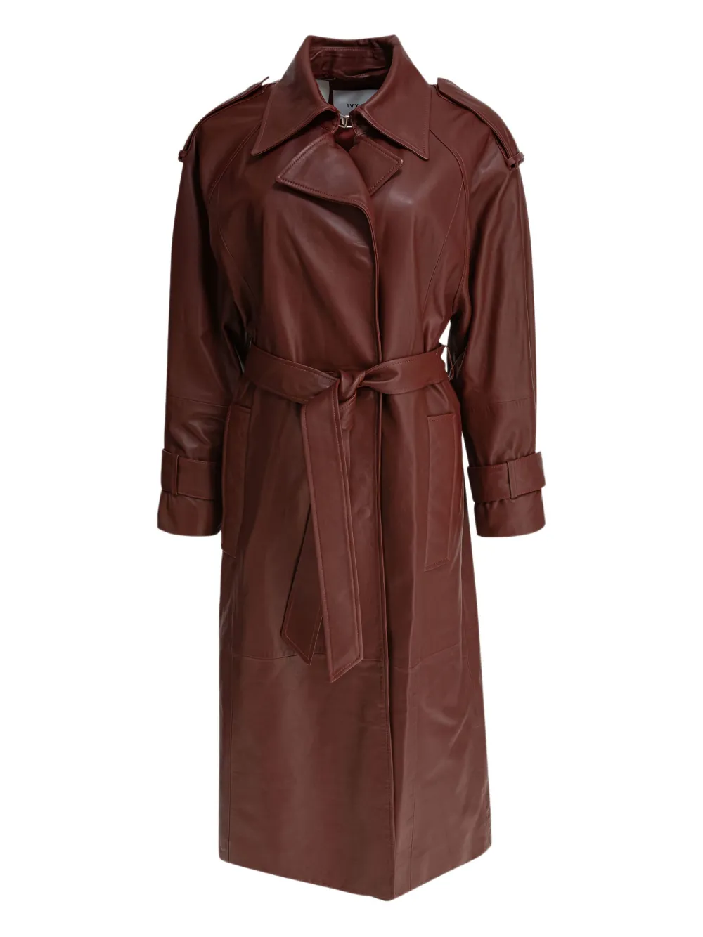 Кожаное пальто с поясом Ллилит IVY OAK, красный
Кожаное пальто с поясом Ллилит IVY OAK, красный