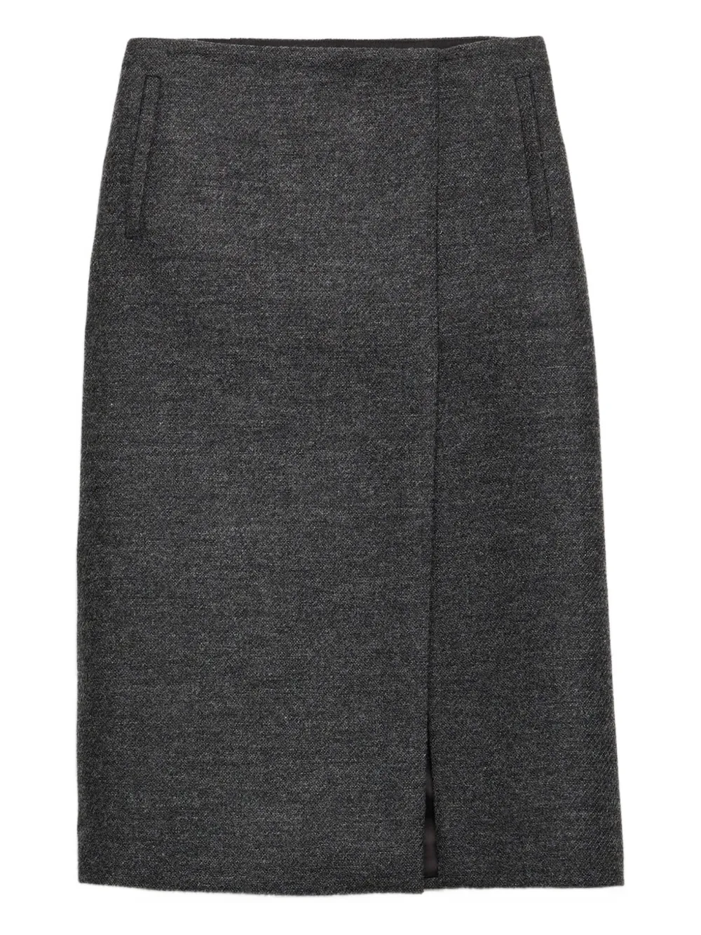 Юбка с разрезом Prada, серый
Юбка с разрезом Prada, серый