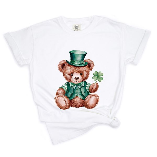 St Patrick's Bear Clover - женская футболка с принтом, окрашенная в стиле garment dyed Simply Sage Market, White, Белый, St Patrick's Bear Clover - женская футболка с принтом, окрашенная в стиле garment dyed Simply Sage Market, White
St Patrick's Bear Clover - женская футболка с принтом, окрашенная в стиле garment dyed Simply Sage Market, White, Белый, St Patrick's Bear Clover - женская футболка с принтом, окрашенная в стиле garment dyed Simply Sage Market, White
