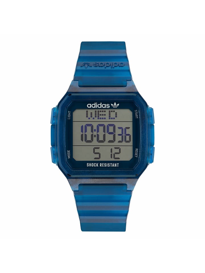 Adidas Мужские цифровые часы синего цвета
Adidas Мужские цифровые часы синего цвета