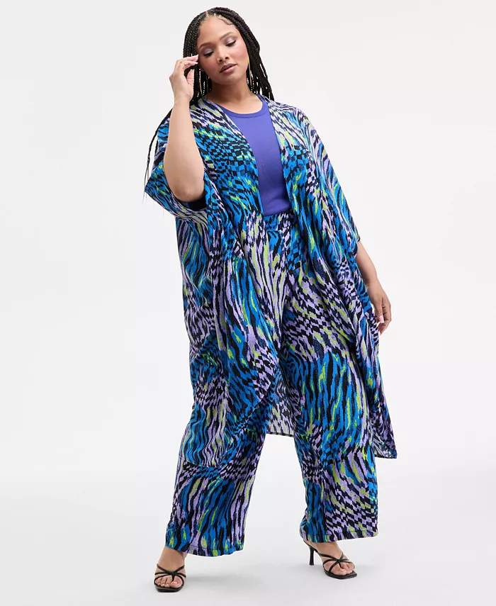 Модный кимоно с принтом больших размеров Nina Parker, мультиколор
Модный кимоно с принтом больших размеров Nina Parker, мультиколор