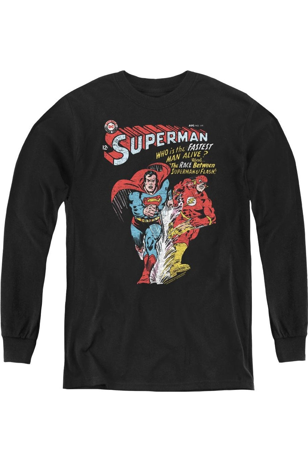 Футболка с длинным рукавом Justice League of America для детей "Самые быстрые" Gildan, черный
Футболка с длинным рукавом Justice League of America для детей "Самые быстрые" Gildan, черный