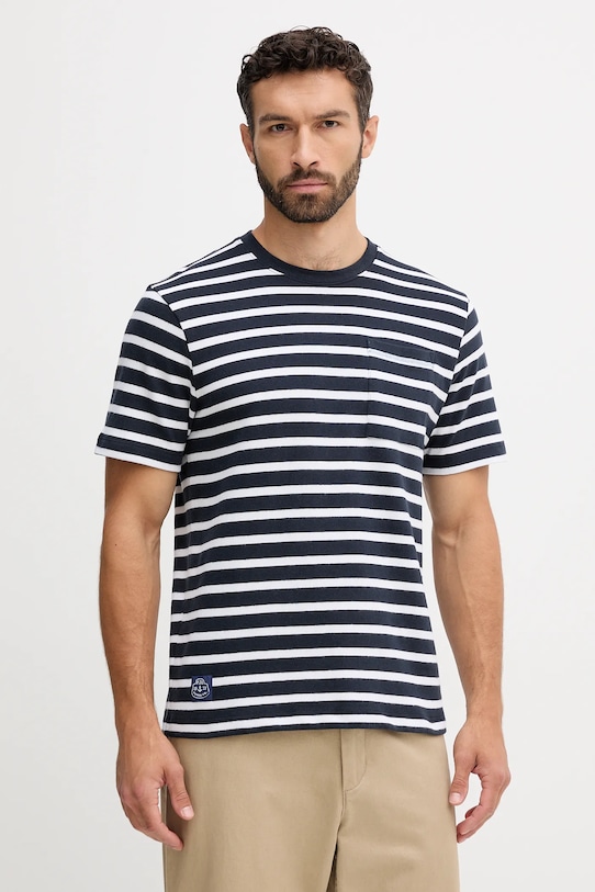 Хлопковая футболка Pepe Jeans, темно-синий 
Хлопковая футболка Pepe Jeans, темно-синий