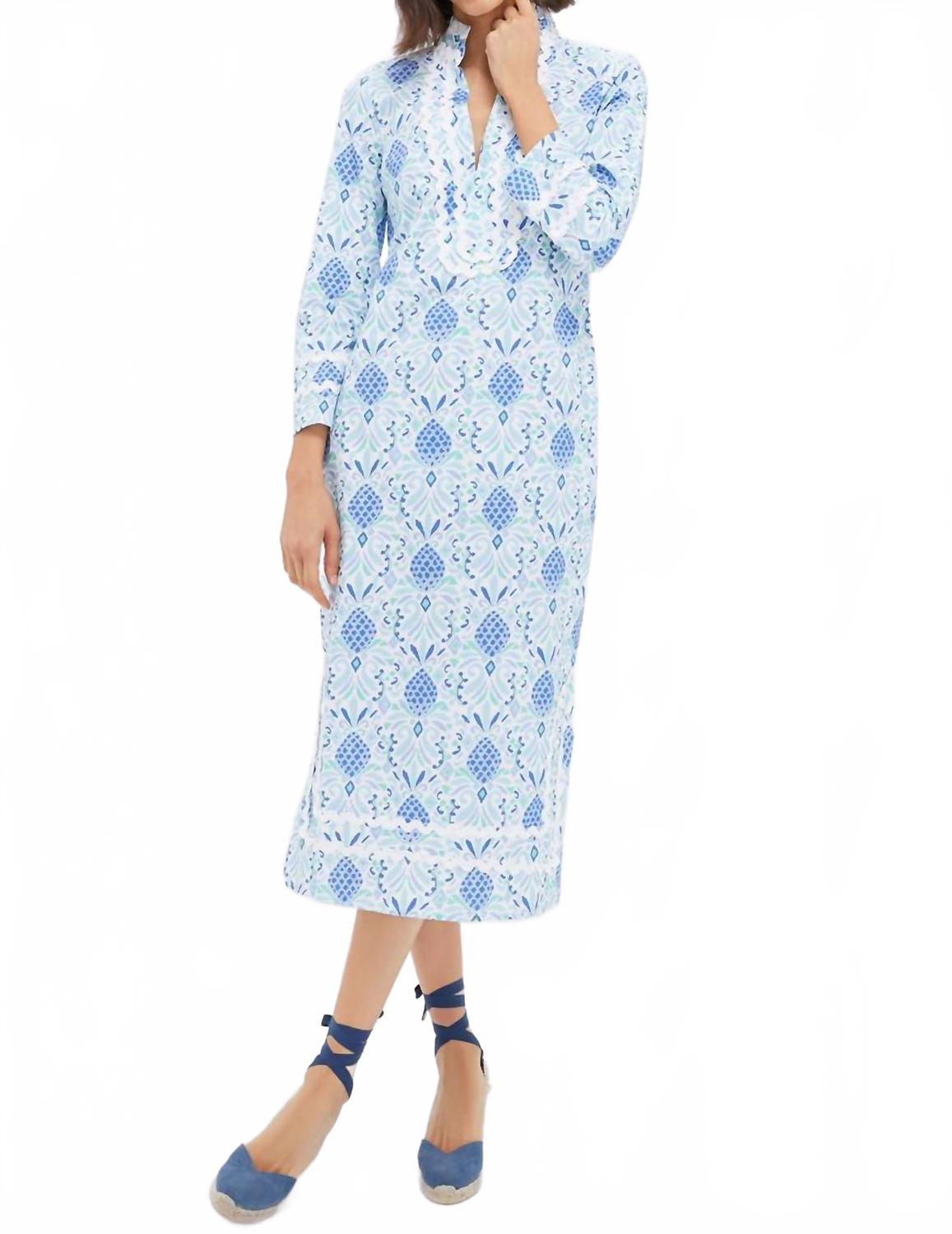 Классическое миди-платье-кафтан с длинными рукавами в ананасовом принте Sail to Sable, Pineapple Print
Классическое миди-платье-кафтан с длинными рукавами в ананасовом принте Sail to Sable, Pineapple Print