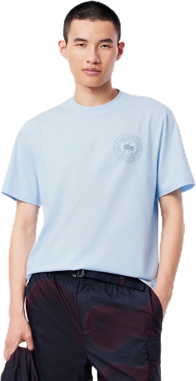 Мужская футболка Lacoste с логотипом Laurel Circle, светло-синий
Мужская футболка Lacoste с логотипом Laurel Circle, светло-синий