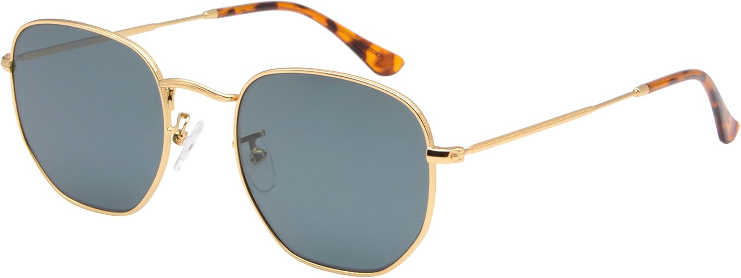 Солнцезащитные очки в стиле ретро с шестиугольными линзами из стекла для мужчин и женщин, винтажные солнцезащитные очки в квадратной металлической оправе с плоскими линзами K KAREZOG, Black Glass Lens/Gold Frame
Солнцезащитные очки в стиле ретро с шестиугольными линзами из стекла для мужчин и женщин, винтажные солнцезащитные очки в квадратной металлической оправе с плоскими линзами K KAREZOG, Black Glass Lens/Gold Frame