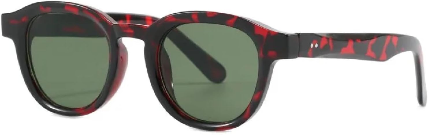 Модные круглые солнцезащитные очки для женщин в стиле ретро с прозрачной оправой и линзами UV400, мужские очки с заклепками для вечеринок и пляжа SZVVBKK, Leopard Green
Модные круглые солнцезащитные очки для женщин в стиле ретро с прозрачной оправой и линзами UV400, мужские очки с заклепками для вечеринок и пляжа SZVVBKK, Leopard Green