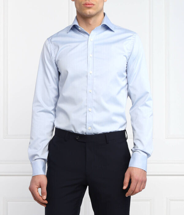 Рубашка Oscar Jacobson Hawk Slim Fit, голубой
Рубашка Oscar Jacobson Hawk Slim Fit, голубой