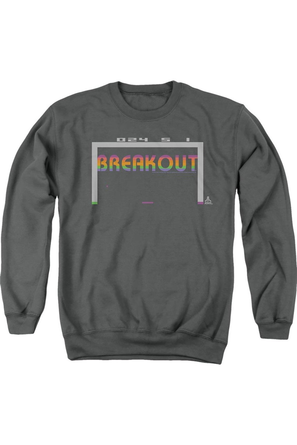 Atari Breakout 2600 Толстовка для взрослых с круглым вырезом Gildan, цвет charcoal
Atari Breakout 2600 Толстовка для взрослых с круглым вырезом Gildan, цвет charcoal