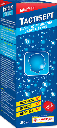 Тактисепт, жидкость для полоскания рта, 250 мл, Tactisep
Тактисепт, жидкость для полоскания рта, 250 мл, Tactisep