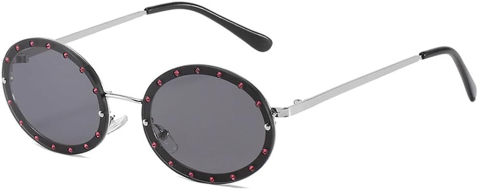 Женские круглые солнцезащитные очки без оправы с металлическим покрытием и защитой от УФ-излучения UV400 для занятий спортом на открытом воздухе, бега и езды на велосипеде generic, Silver-black
Женские круглые солнцезащитные очки без оправы с металлическим покрытием и защитой от УФ-излучения UV400 для занятий спортом на открытом воздухе, бега и езды на велосипеде generic, Silver-black