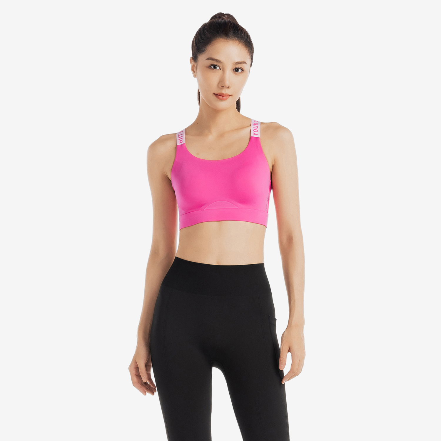 Женский спортивный топ Domyos средней поддержки с дышащими чашками розово-пурпурный
Женский спортивный топ Domyos средней поддержки с дышащими чашками розово-пурпурный