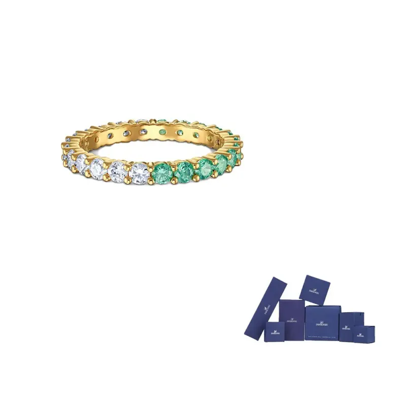 Swarovski Кольцо Vittore Faux Crystal Green, Gold Tone Plated
Swarovski Кольцо Vittore Faux Crystal Green, Gold Tone Plated