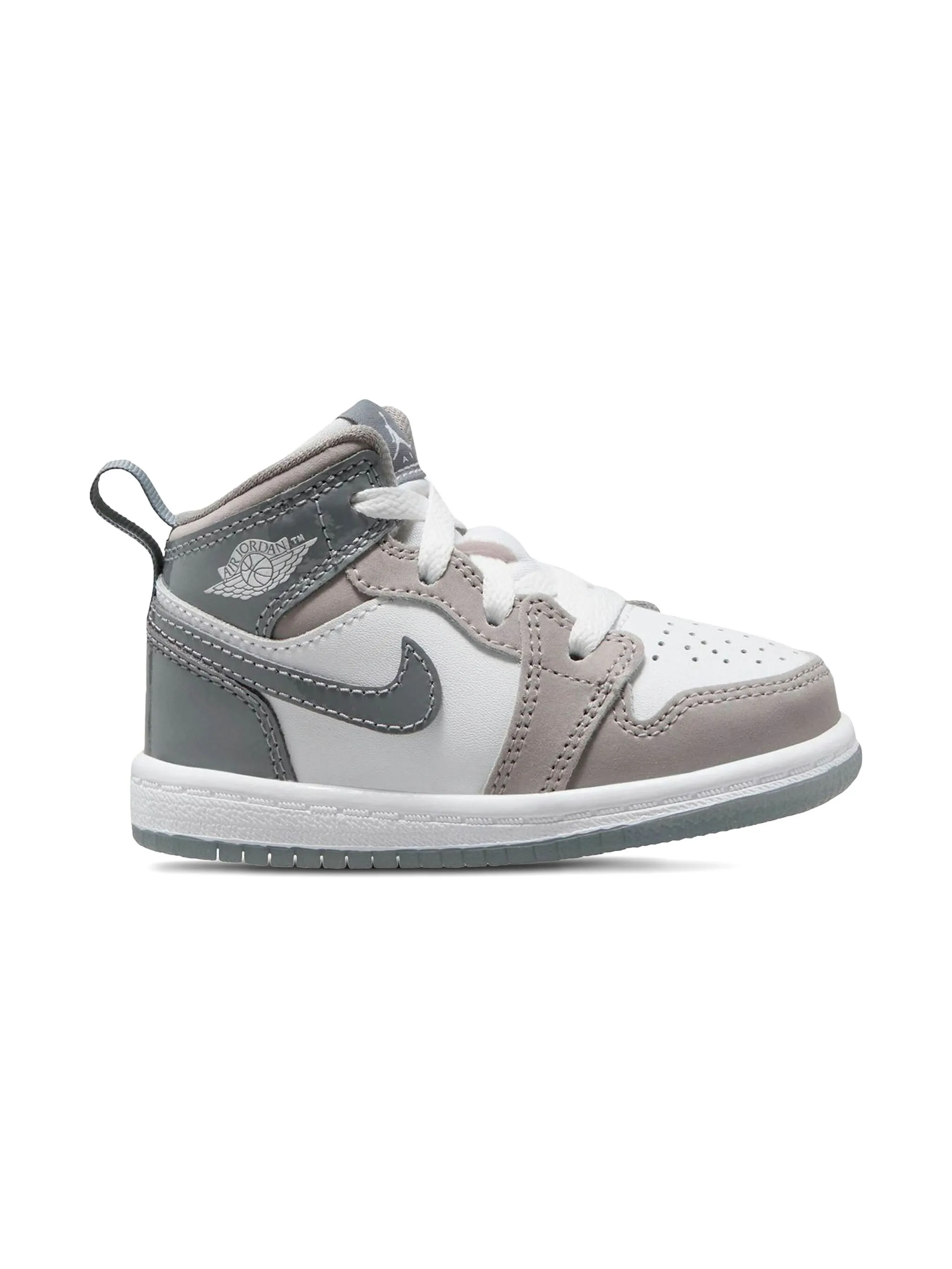 Кроссовки Air Jordan 1 White/Medium/Cool Jordan Kids, серый
Кроссовки Air Jordan 1 White/Medium/Cool Jordan Kids, серый