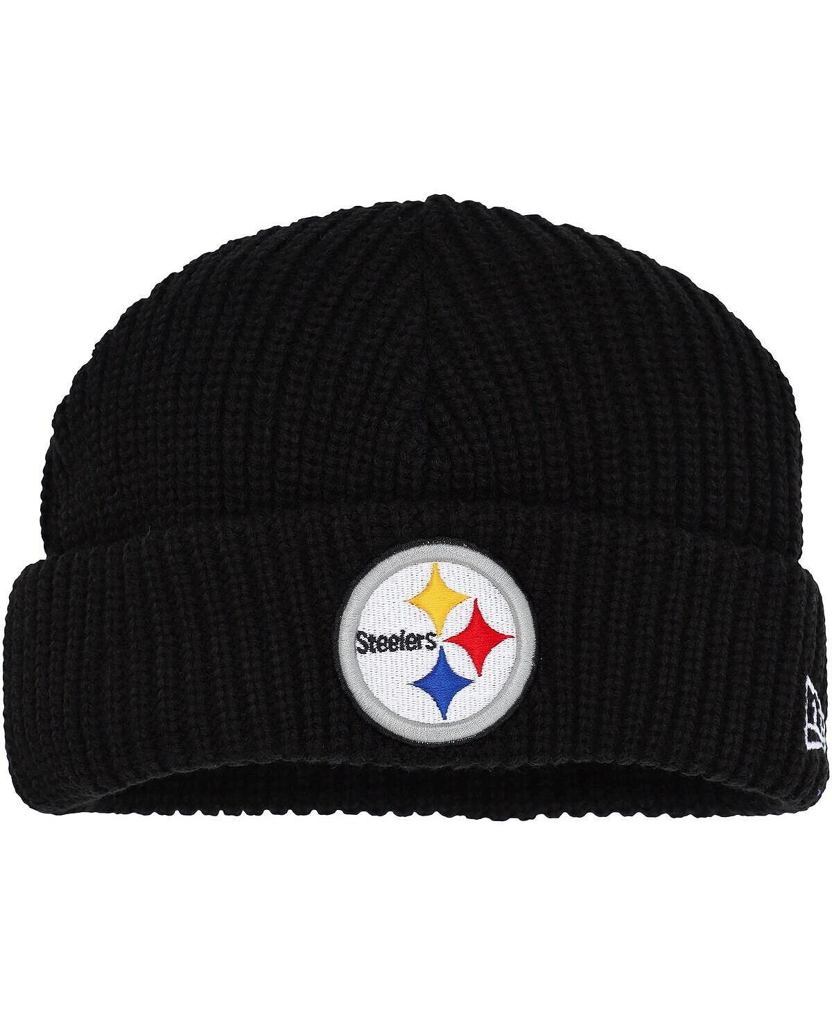 Мужская черная вязаная шапка с манжетами Pittsburgh Steelers Fisherman Skully New Era
Мужская черная вязаная шапка с манжетами Pittsburgh Steelers Fisherman Skully New Era
