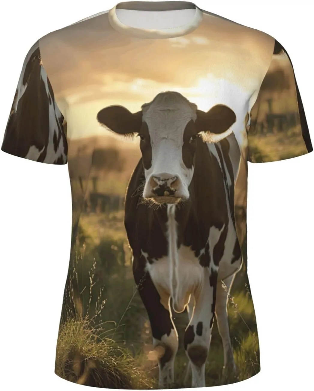 Футболка мужская с принтом Dairy Cow для спорта и повседневной носки LIXLZH
Футболка мужская с принтом Dairy Cow для спорта и повседневной носки LIXLZH
