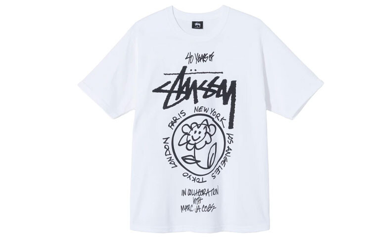 Футболка Marc Jacobs X унисекс белая Stussy, белый
Футболка Marc Jacobs X унисекс белая Stussy, белый