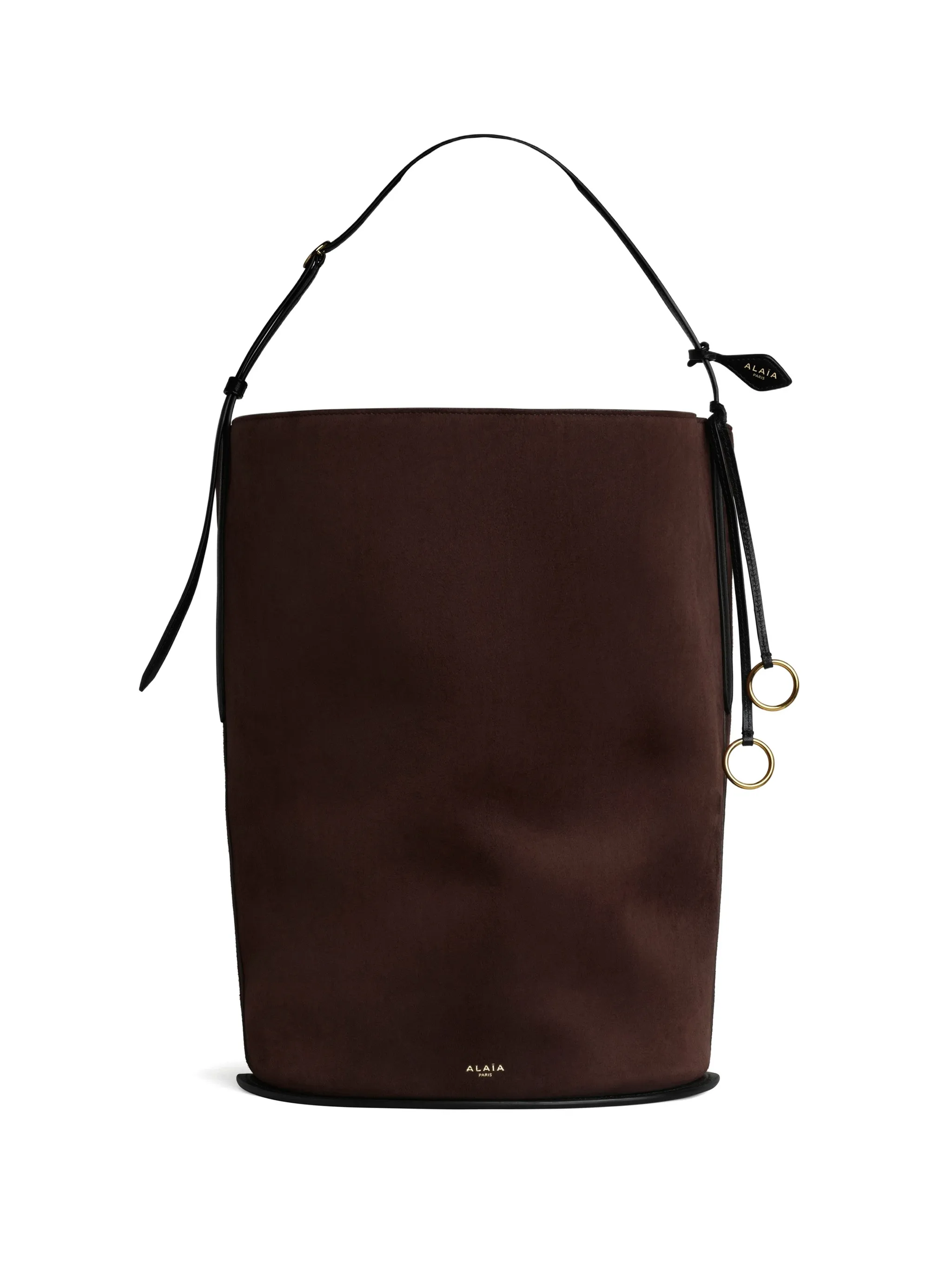 Большая сумка-ведро Hip Alaïa, коричневый
Большая сумка-ведро Hip Alaïa, коричневый