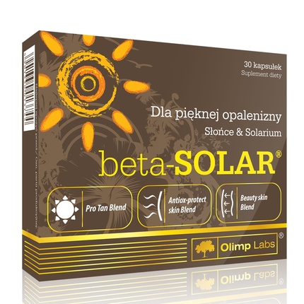 Пищевая добавка Beta Solar 30 капсул Olimp Labs 
Пищевая добавка Beta Solar 30 капсул Olimp Labs