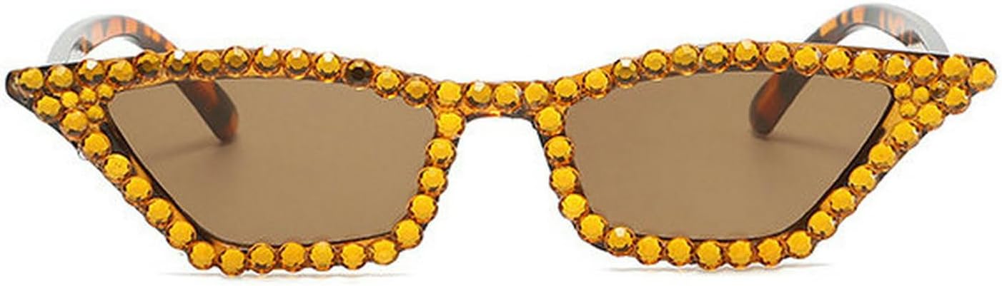 COTIA Сексуальные женские модные солнцезащитные очки «кошачий глаз» с бриллиантами, защита от ультрафиолета UV400, для музыкальных фестивалей, с небольшими блестками, милый дизайн, кристаллы, Leopard
COTIA Сексуальные женские модные солнцезащитные очки «кошачий глаз» с бриллиантами, защита от ультрафиолета UV400, для музыкальных фестивалей, с небольшими блестками, милый дизайн, кристаллы, Leopard