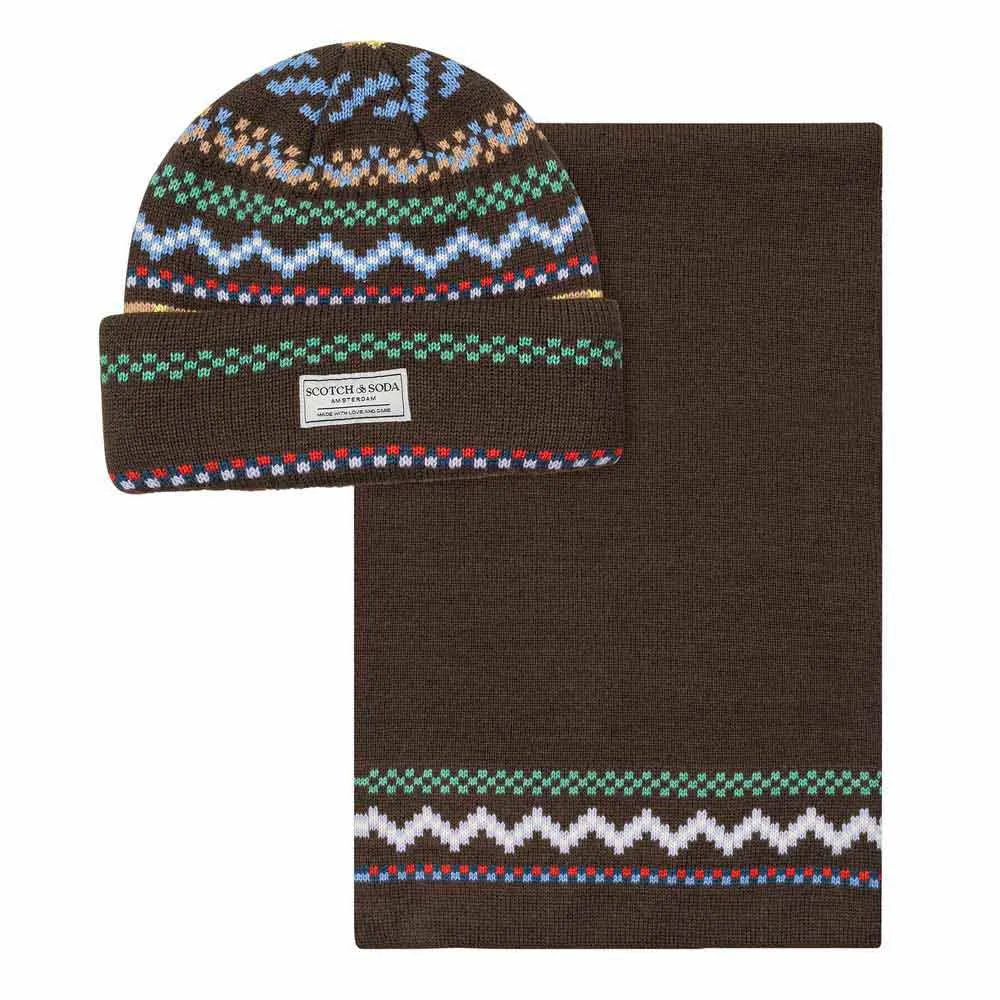 Шарф Scotch & Soda Holiday Cuff Beanie &, коричневый
Шарф Scotch & Soda Holiday Cuff Beanie &, коричневый