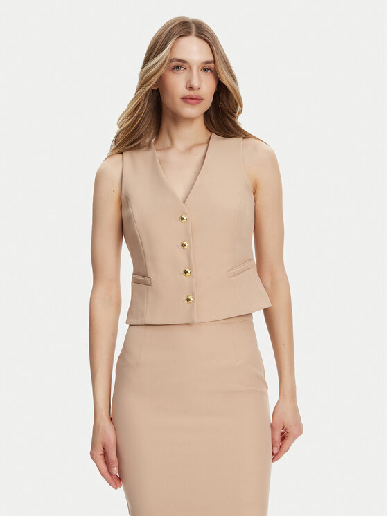 Жилет стандартного кроя 25EB128/43PG Maryley, бежевый
Жилет стандартного кроя 25EB128/43PG Maryley, бежевый