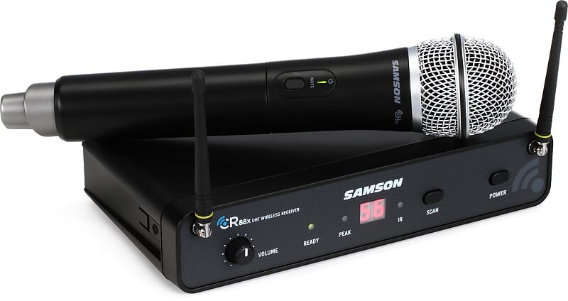 Беспроводная система Samson Concert 88x UHF Wireless Handheld Microphone System (D Band)
Беспроводная система Samson Concert 88x UHF Wireless Handheld Microphone System (D Band)
