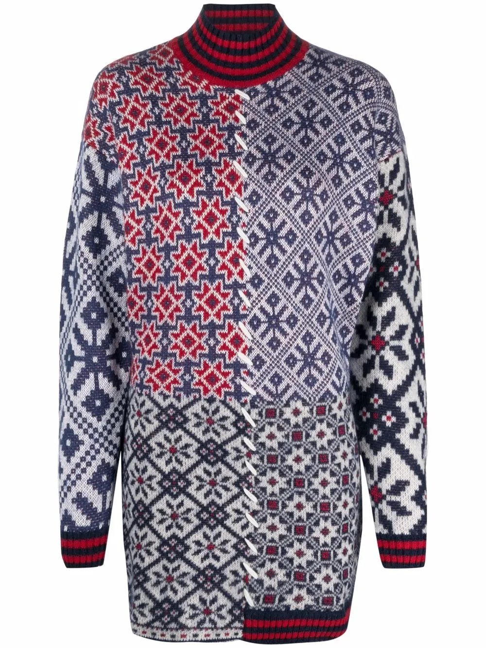 Платье с высоким воротником в технике пэчворк Golden Goose, белый
Платье с высоким воротником в технике пэчворк Golden Goose, белый