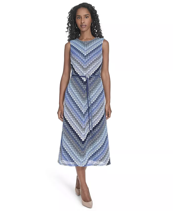 Женское кружевное платье миди без рукавов, 4P-16 Jessica Howard
Женское кружевное платье миди без рукавов, 4P-16 Jessica Howard