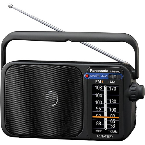 Портативный радиоприемник Panasonic RF-2400 Portable FM/AM Radio with AFC Tuner RF-2400-K
Портативный радиоприемник Panasonic RF-2400 Portable FM/AM Radio with AFC Tuner RF-2400-K