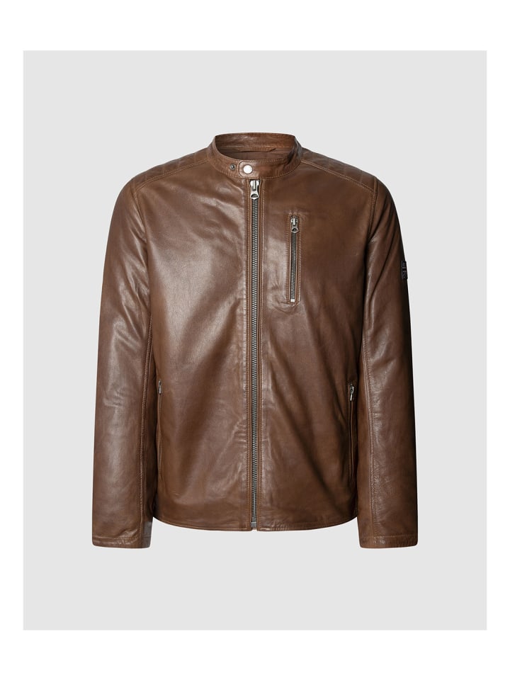 Кожаная куртка коричневого цвета Pepe Jeans
Кожаная куртка коричневого цвета Pepe Jeans