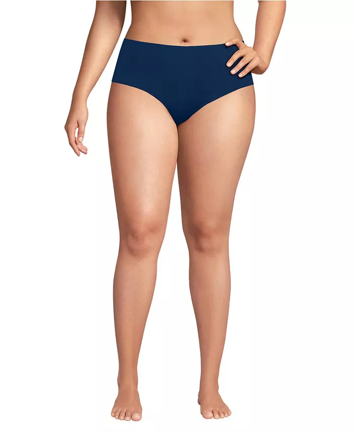 Классические плавки бикини больших размеров со средней посадкой Lands' End, синий
Классические плавки бикини больших размеров со средней посадкой Lands' End, синий