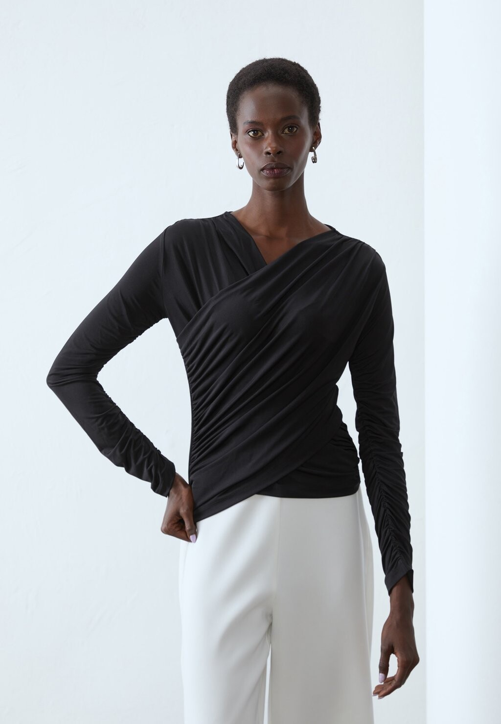 Топ с длинными рукавами Anna Field, черный
Топ с длинными рукавами Anna Field, черный