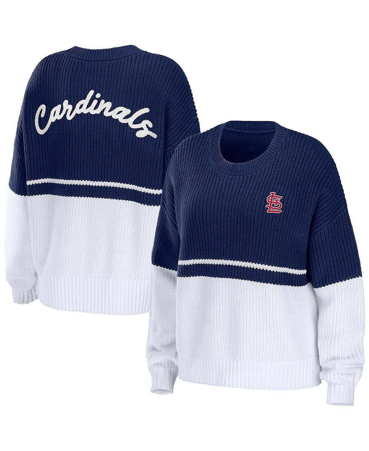 Женский массивный пуловер темно-синего и белого цвета St. Louis Cardinals WEAR by Erin Andrews, Синий, Женский массивный пуловер темно-синего и белого цвета St. Louis Cardinals WEAR by Erin Andrews
Женский массивный пуловер темно-синего и белого цвета St. Louis Cardinals WEAR by Erin Andrews, Синий, Женский массивный пуловер темно-синего и белого цвета St. Louis Cardinals WEAR by Erin Andrews