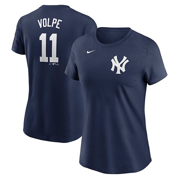 Футболка New York Yankees с именем и номером Anthony Volpe в темно-синем цвете Nike
Футболка New York Yankees с именем и номером Anthony Volpe в темно-синем цвете Nike