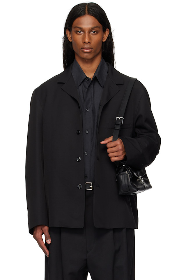 Приталенная рубашка-жакет Lemaire, черный
Приталенная рубашка-жакет Lemaire, черный