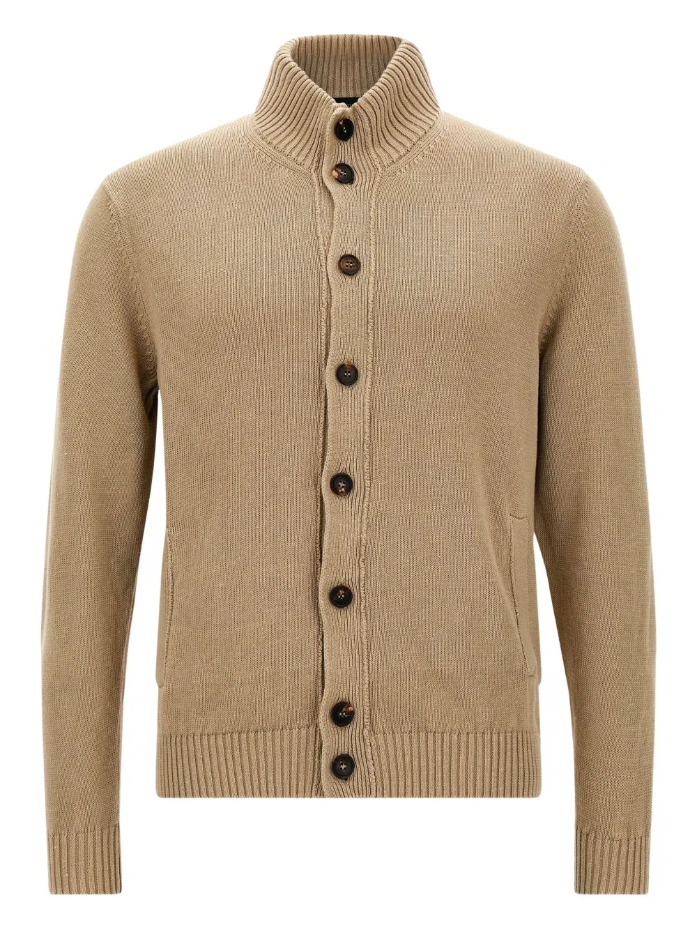 Кардиган с высоким воротом и застежкой на пуговицы Zanone, коричневый
Кардиган с высоким воротом и застежкой на пуговицы Zanone, коричневый