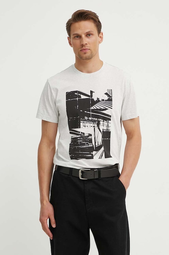 Хлопковая футболка G-Star, серый
Хлопковая футболка G-Star, серый