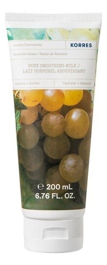 Разглаживающее молочко для тела с виноградом Санторини, 200 мл Korres
Разглаживающее молочко для тела с виноградом Санторини, 200 мл Korres