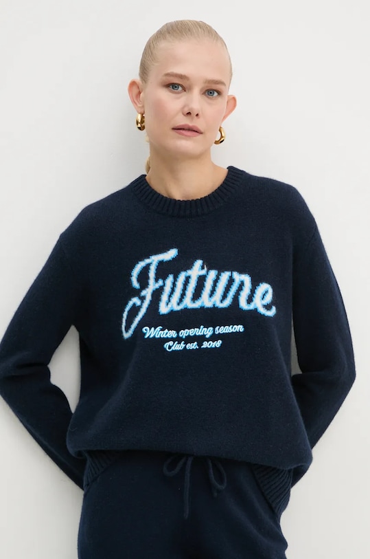 Свитер кашемировый From Future, темно-синий
Свитер кашемировый From Future, темно-синий