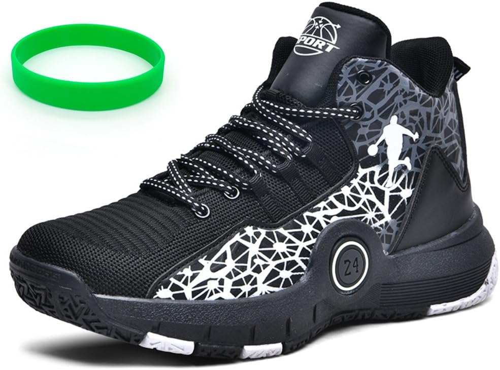Кроссовки для баскетбола Spedify мужские высокие, для улицы, с амортизацией, для подростков и взрослых, нескользящие, с силиконовым спортивным браслетом, черный
Кроссовки для баскетбола Spedify мужские высокие, для улицы, с амортизацией, для подростков и взрослых, нескользящие, с силиконовым спортивным браслетом, черный