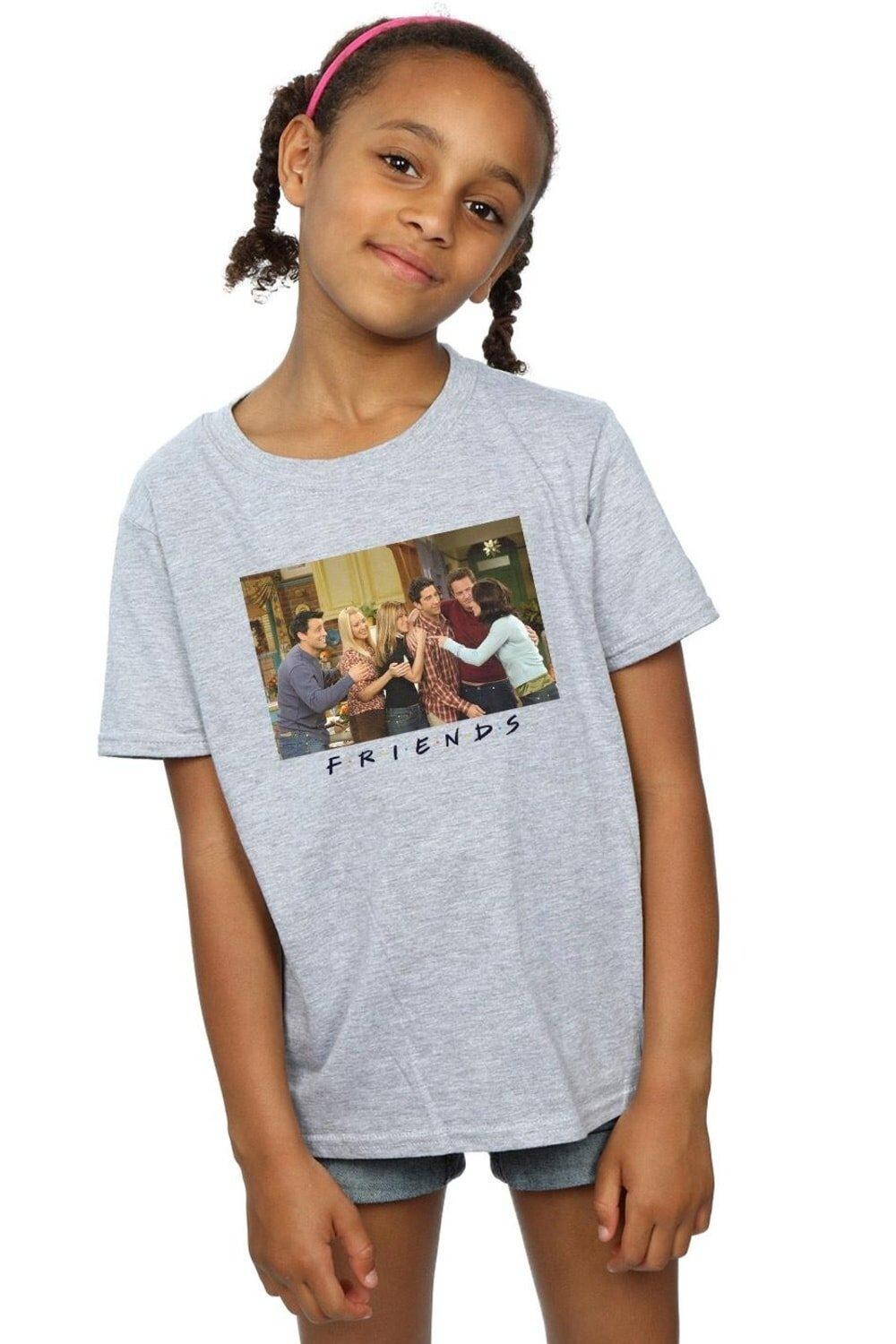 Хлопковая футболка для группового фото в квартире Friends, серый
Хлопковая футболка для группового фото в квартире Friends, серый
