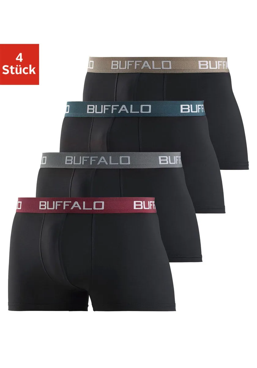 Buffalo Boxer "Боксерские шорты мужские" (4 шт.) из смеси хлопка, черный
Buffalo Boxer "Боксерские шорты мужские" (4 шт.) из смеси хлопка, черный