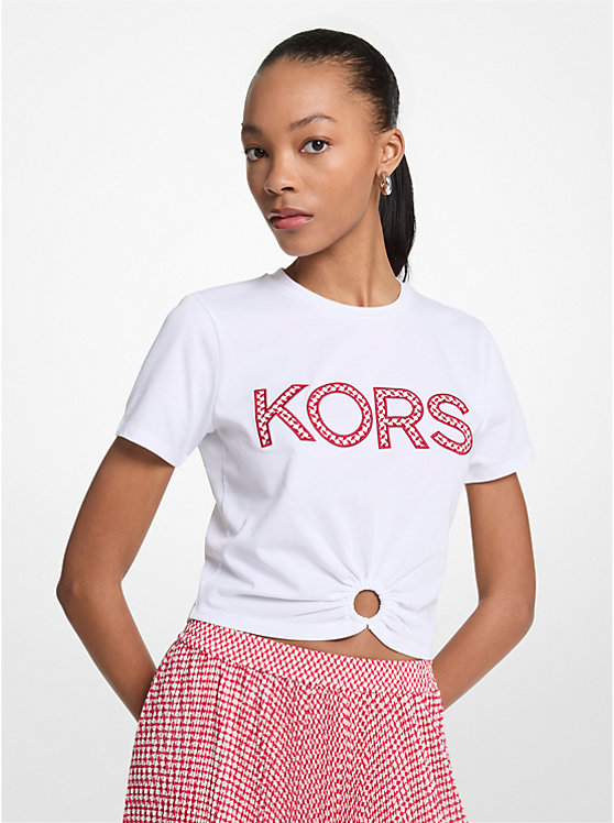 Футболка с принтом "плитка" и логотипом Michael Kors, красный
Футболка с принтом "плитка" и логотипом Michael Kors, красный