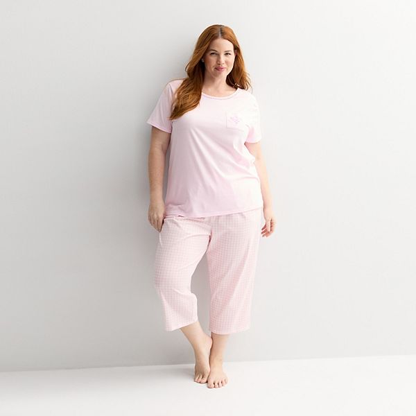 Комплект пижамы Plus size для мамы: топ и капри Croft & Barrow, Picnic Gingham
Комплект пижамы Plus size для мамы: топ и капри Croft & Barrow, Picnic Gingham