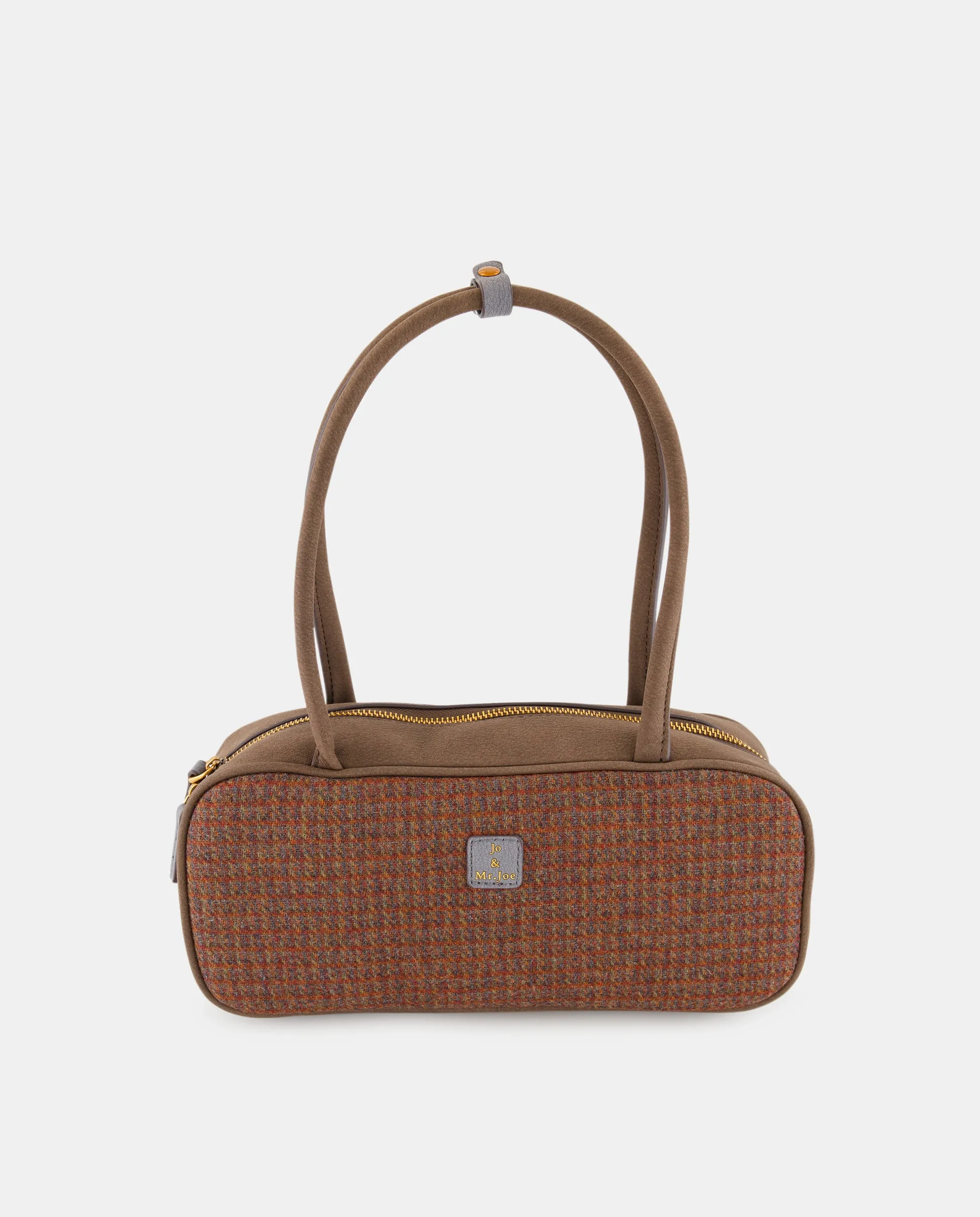 Клетчатый вязаный боулинг Jo & Mr. Joe, коричневый
Клетчатый вязаный боулинг Jo & Mr. Joe, коричневый